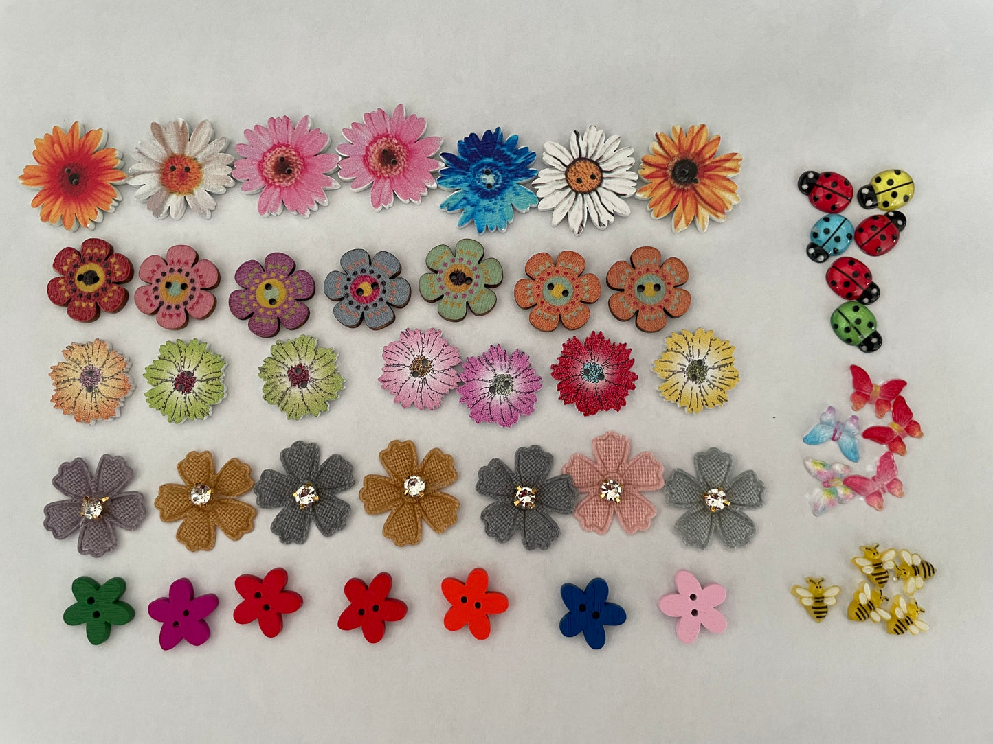 Button and Gems Craft Kit Great for Birthday Parties and Groups FREE SHIPPING